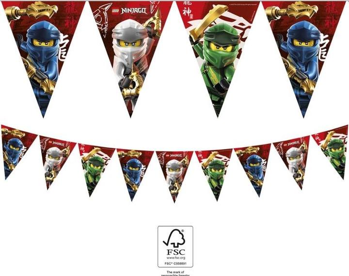 Produktbild Procos Wimpelkette Lego Ninjago