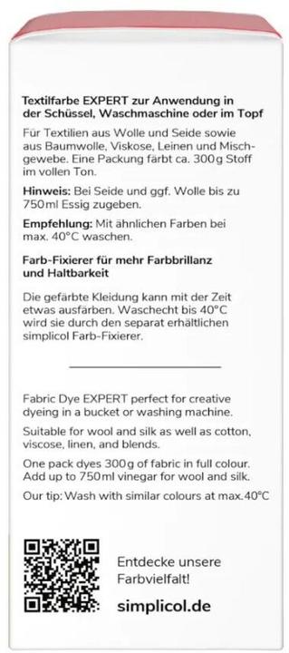 Produktbild MGA Textilfarbe expert, mohnrot 150 g (Scharlachrot, 150 ml)