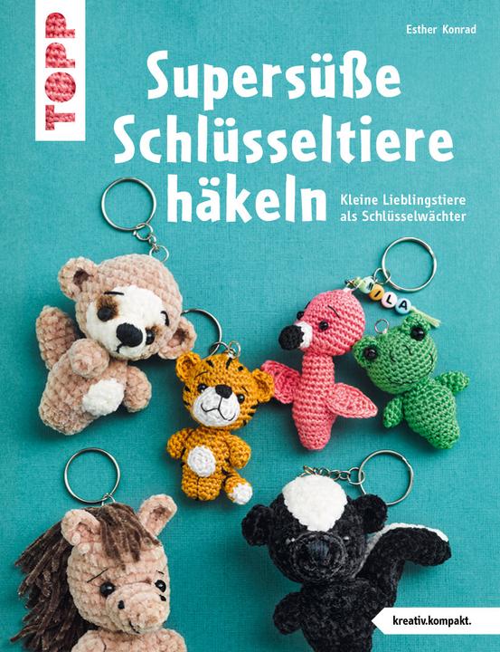 Actual product image Supersüsse Schlüsseltiere häkeln (kreativ.kompakt.) (German, Esther Conrad, 2023)