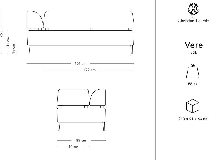 Image du produit CXL by Christian Lacroix Table console (4 places, 2 places, 3 places)
