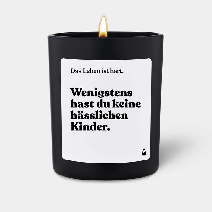 Actual product image Chatty Candles Flowery scented candle At least you don't have any ugly children.