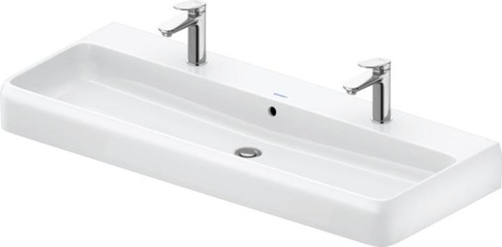 Duravit Qatego lavabo, 1200x470mm, avec trop-plein, dessous émaillé, DuraCeram, 238212 (470 mm, 1200 mm)