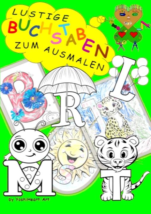 Image du produit Lustige Buchstaben zum Ausmalen - Alphabet lernen mit Spass