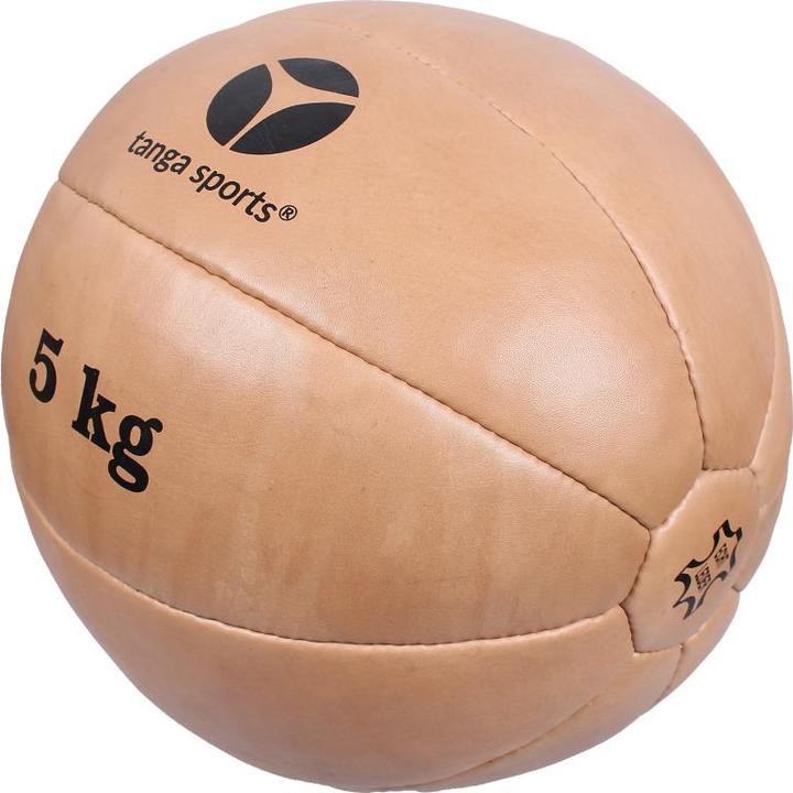 Productafbeelding Tanga Sports Leren medicijnbal, 5 kg (5 kg)
