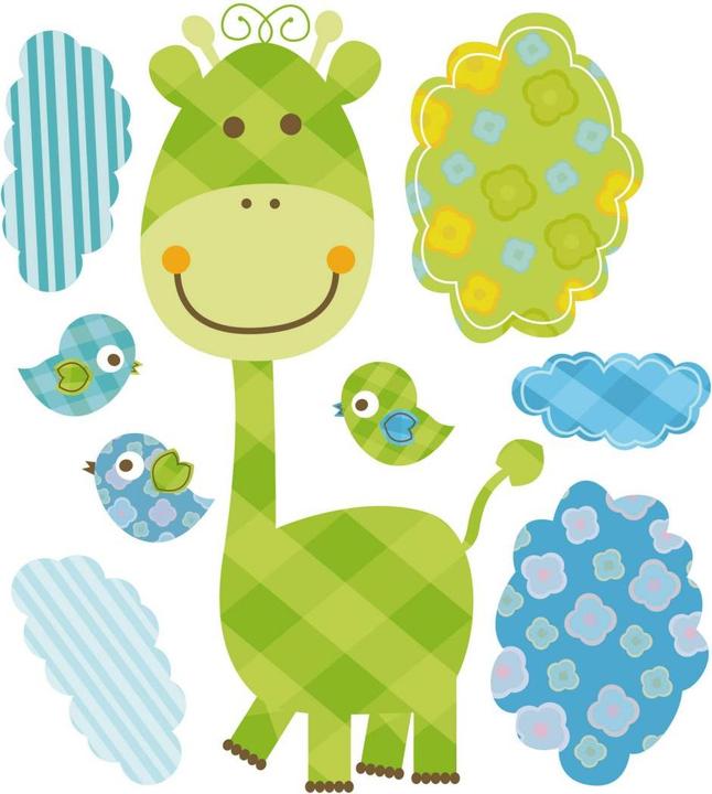 Produktbild Trenddeko Lustige Tiere Set (Muster) (54 x 60 cm)
