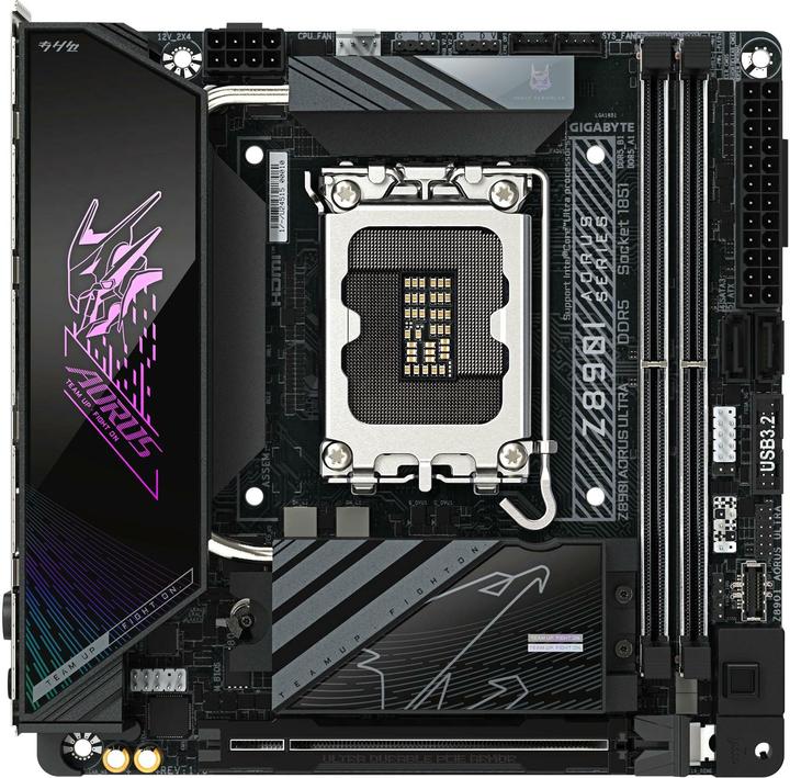 Image du produit Gigabyte Z890I AORUS ULTRA (LGA 1851, Intel Z890, Mini-ITX)