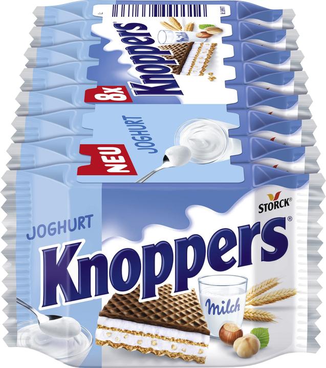 Produktbild Knoppers Joghurt Haselnuss-Schnitten 8 St. (200 g)