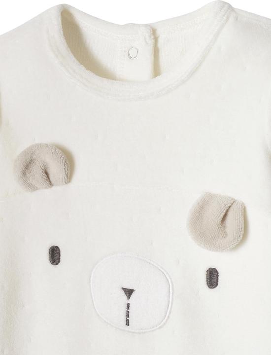 Vertbaudet Baby Samt-Strampler Oeko-Tex