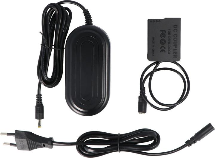 Produktbild AccuCell Netzteil Panasonic DMW-AC8, DCC8, DMW-BLC12E, DMW-DCC8GU, BP-DC12 (Ladegerät)