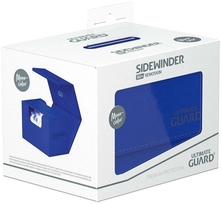 Produktbild Ultimate Guard Kartenbox XenoSkin Sidewinder Monocolor 80+ Blau