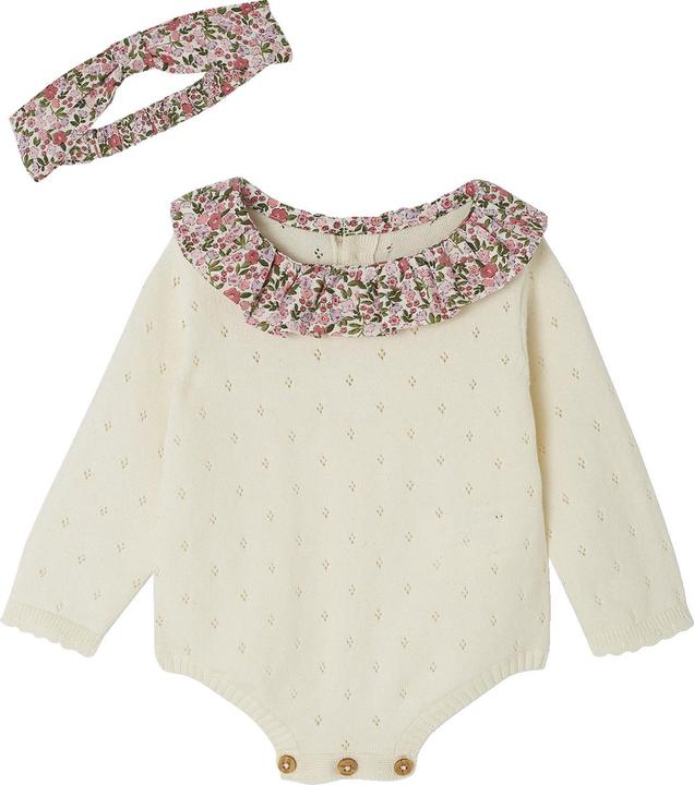 Immagine prodotto Vertbaudet Set per bambini: tuta corta e fascia per capelli (74)