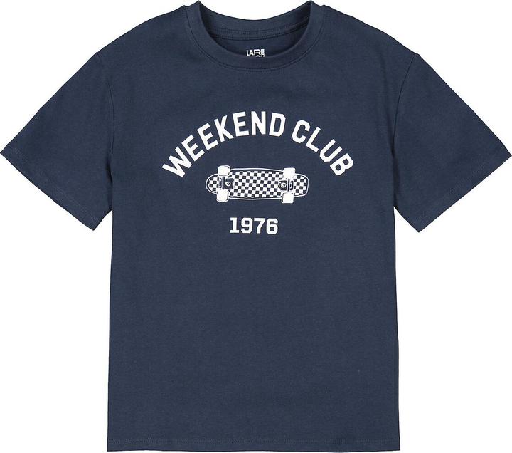 La Redoute Collections T-Shirt mit rundem Ausschnitt und Aufdruck vorne (140)