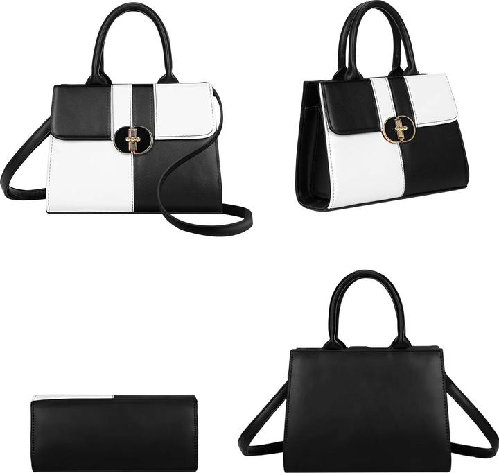 Actual product image Gallantry C-0184-BLACKWHITE Handtasche
