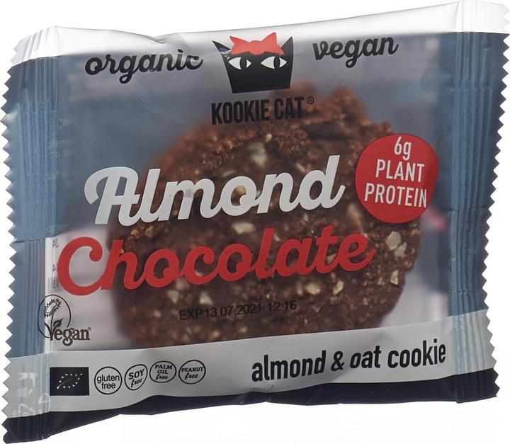 Produktbild Kookie Cat Almond Chocolate Cookie (1 Stk., 50 g)