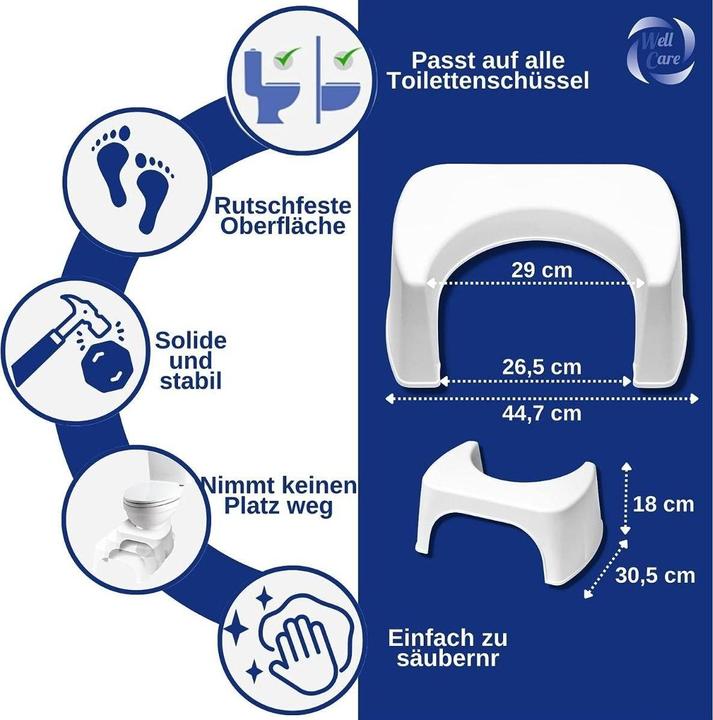 Produktbild Well Care Toilettenhocker