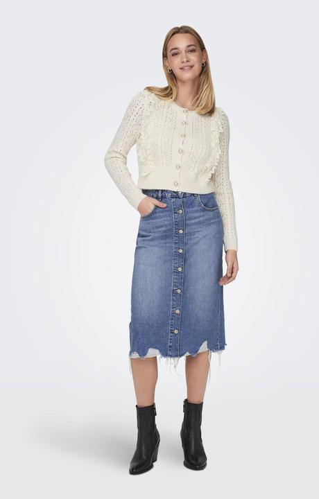 Produktbild Only Hohe Taille Langer Rock Jeansrock (XS)