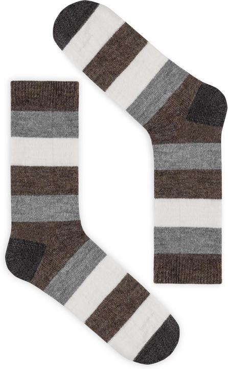 Actual product image Normani 6 pairs of alpaca socks wide striped (pack of 6, 47 - 50)
