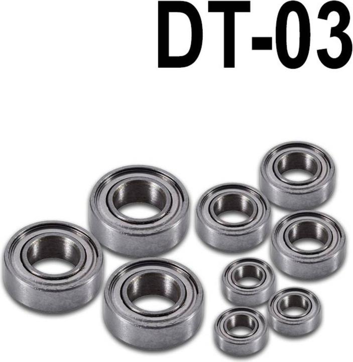 Produktbild Reely Kugellagerset für Tamiya DT-03 Chassis