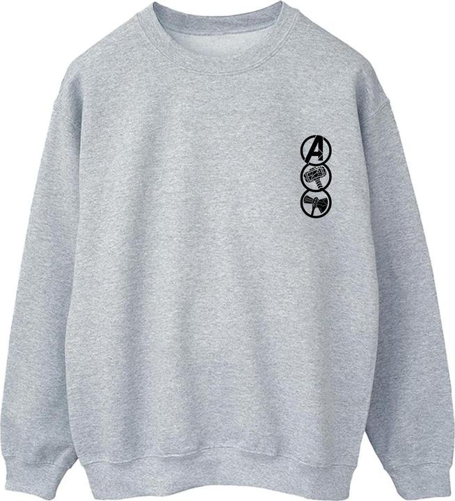 Actual product image Womens/Ladies Thor Love And Thunder Icons Sweatshirt (L)