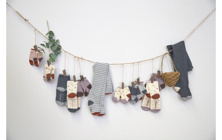 Immagine prodotto Lässig Collant Tiny Farmer taglia 86/92 Grigio/Arancione/Bianco (86/92)