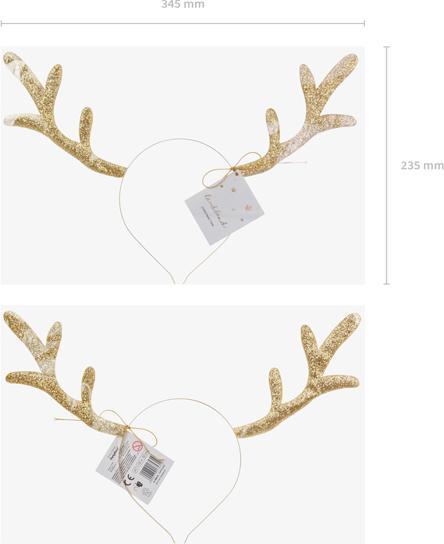 Immagine prodotto Partydeco Cerchietto per capelli con renna