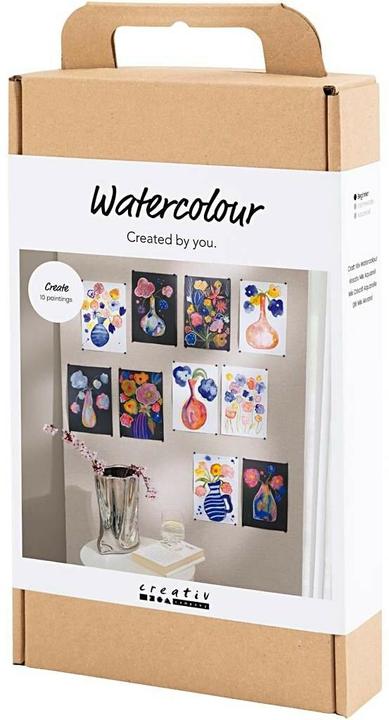 Image du produit Creativ Company Wasserfarbe Bastelset für 10 Bilder (Multicolore)