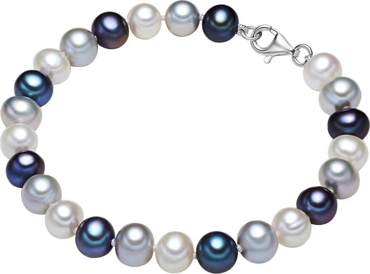 Immagine prodotto Valero Pearls Perle d'acqua dolce da donna in argento 925 - 2246 (16 cm, Argento)