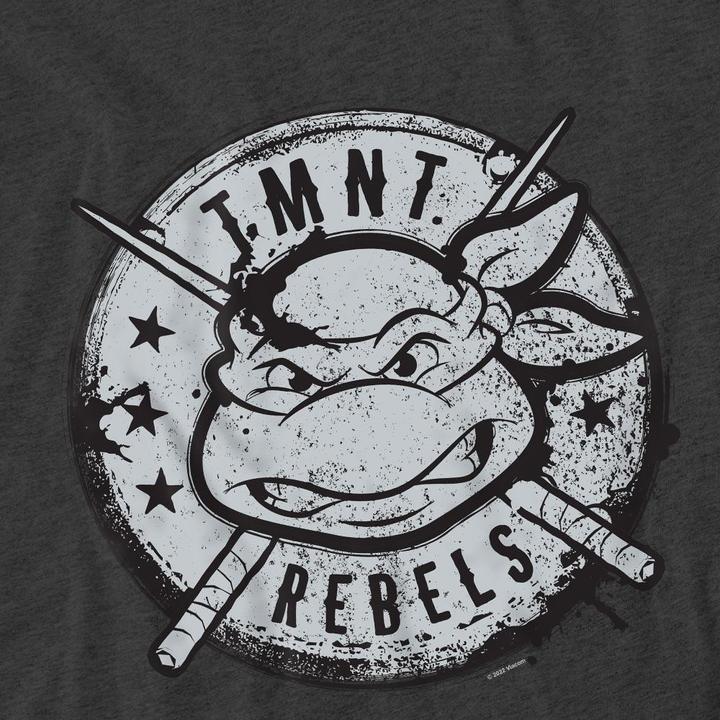 Actual product image Teenage Mutant NT Unisex Adult Rebels Distressed Logo T-Shirt (S)