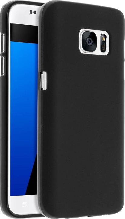 Actual product image Avizar Unbreakable black silicone protective case for Samsung Galaxy S7 (Samsung Galaxy S7)
