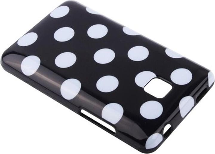 Produktbild König Design Schutzhülle TPU Punkte Case für Handy LG Optimus L3 II / E430 (Optimus L3)