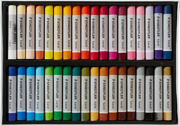 Immagine prodotto Staedtler Pastelli a olio Design Journey, scatola di cartone impermeabile da 36 pezzi, diametro: 11 mm (Multicolore, 36 x)