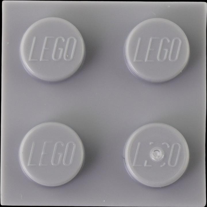 Actual product image LEGO 2x2 Bricks Light grey - 100 pieces - Light bluish grey bricks 3003 (3003, LEGO Accessories)
