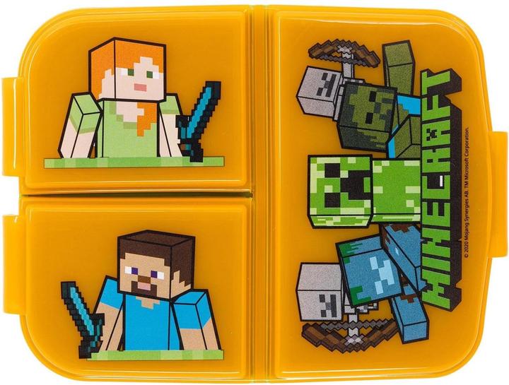 Produktbild Stor Minecraft Alex & Steve - Lunchbox mit Fächern