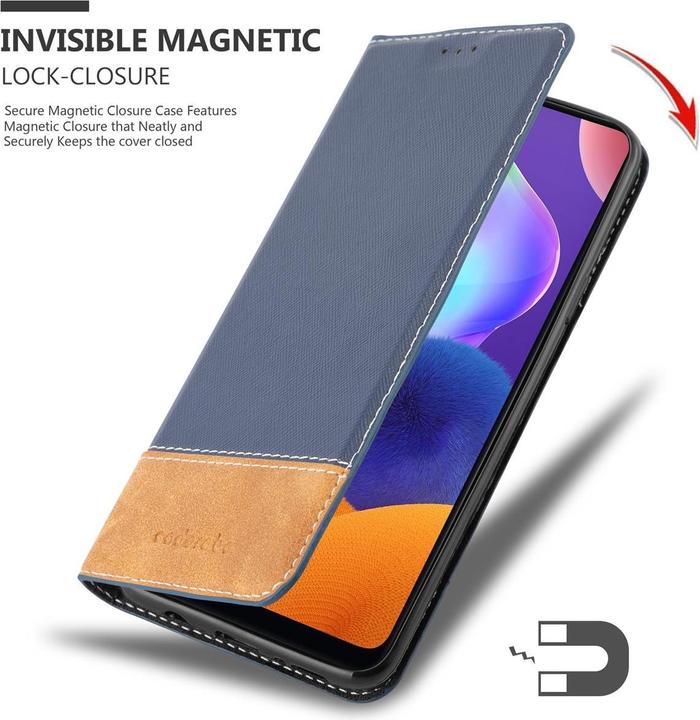 Productafbeelding Cadorabo X-Wallet hoes voor kunstleer pak (Samsung Galaxy A31)