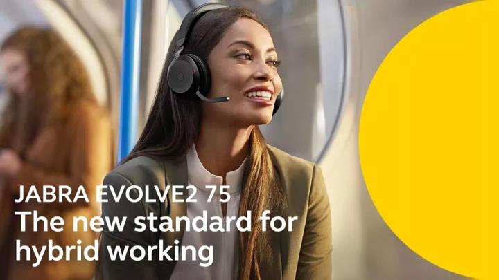 Produktbild Jabra Evolve2 75 UC Stereo (Kabellos, USB-C)