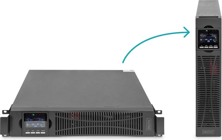 Produktbild Digitus OnLine USV-System, 3000 VA / 3000 W (3000 VA, 3000 W, Online-Doppelwandler USV)