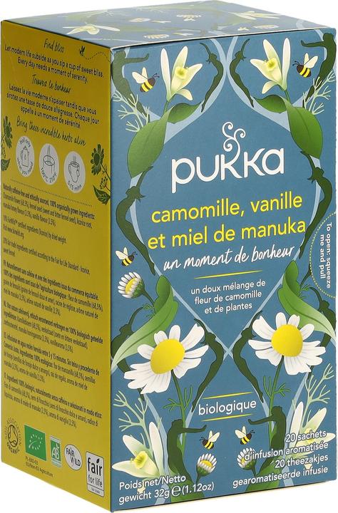 Immagine prodotto Pukka Kamille, Vanille und Manuka-Honig (77 g)