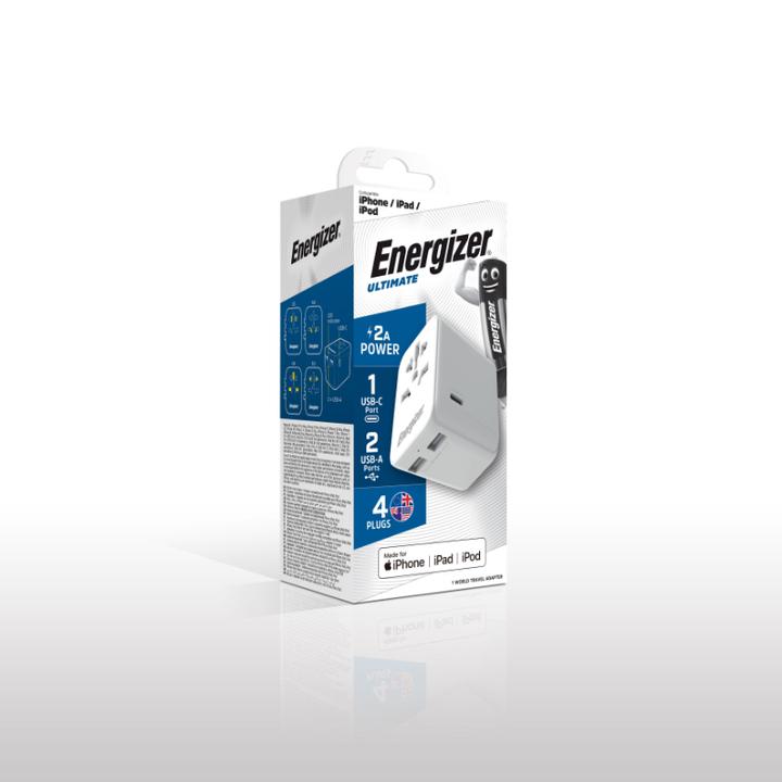 Actual product image Energizer AV Ultimate Adapter - EU travel adapter