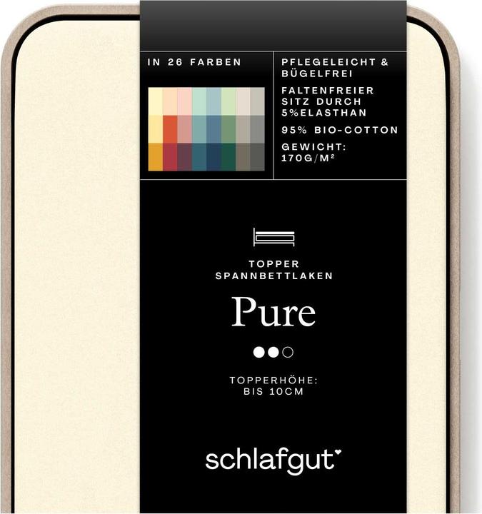 Actual product image schlafgut Pure Topper (140 x 200 - 160 x 220 cm)