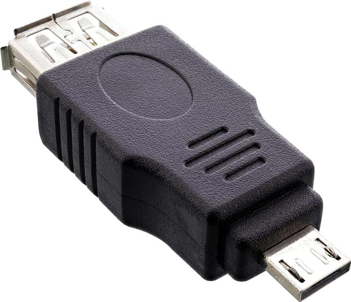 Actual product image InLine Micro-USB Adapter Micro-A male to USB-A female (USB 2.0)