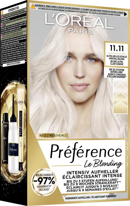 Produktbild L'Oréal Paris Preference Le Blonding (Ultra-Helles Kühles Kristall-Blond, Blond ultra clair cendré)