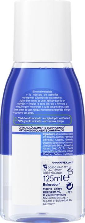 Produktbild NIVEA VISAGE desmaquillador ojos waterproof doble acción 125 ml (Make-Up Entferner, 125 ml)