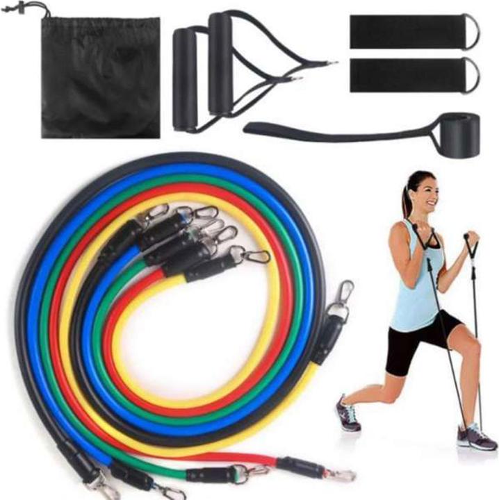 Image du produit Gym Universe Kit de bandes de fitness Resistance avec 11 pièces (Léger)