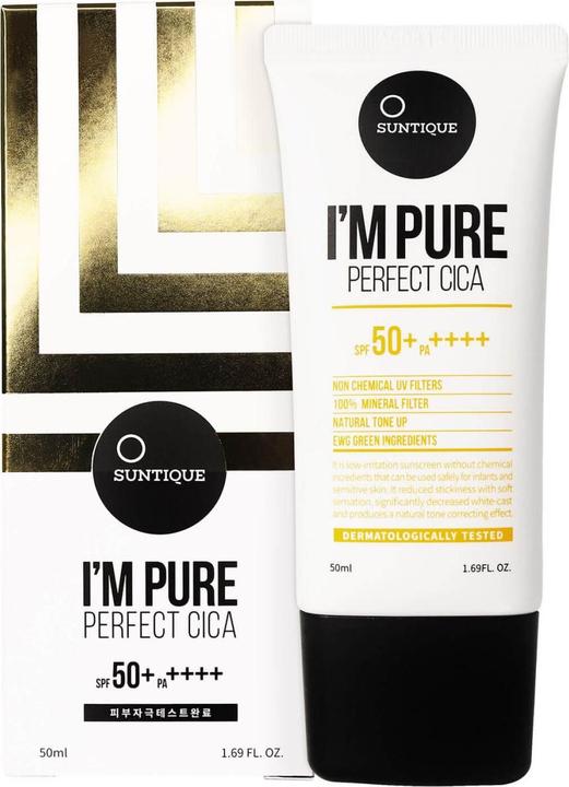 Produktbild Suntique I'M PURE Perfect Cica SPF50+ (Sonnencreme, SPF 50+, 50 ml)