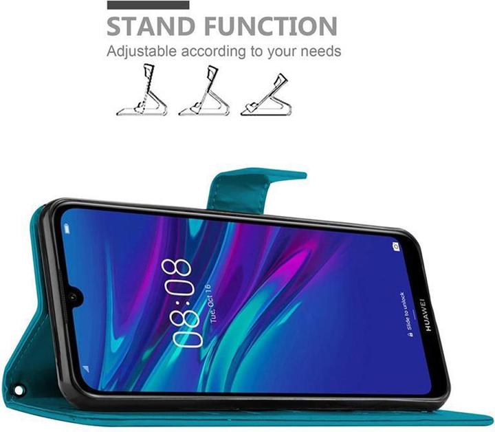 Productafbeelding Cadorabo Bloemen Boekomslag (Huawei Y6 (2019))
