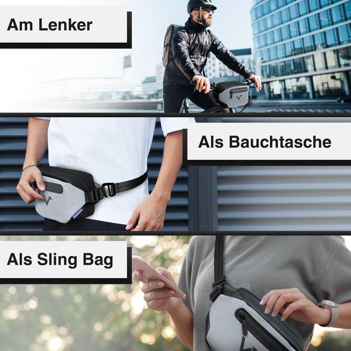Actual product image Valkental 3in1 City Bag (4.50 l, Handlebar bag)