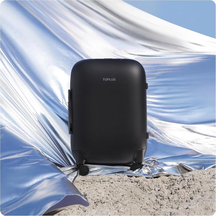 Actual product image Tuplus Zeitkapsel Serie: Koffer mit 4 Rollen und TSA-Schloss (28 l, Hand luggage (up to 50 litres))