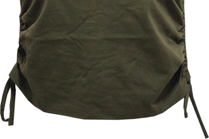 Actual product image Tri Dri Womens/Ladies Ruched Crop Top (M)