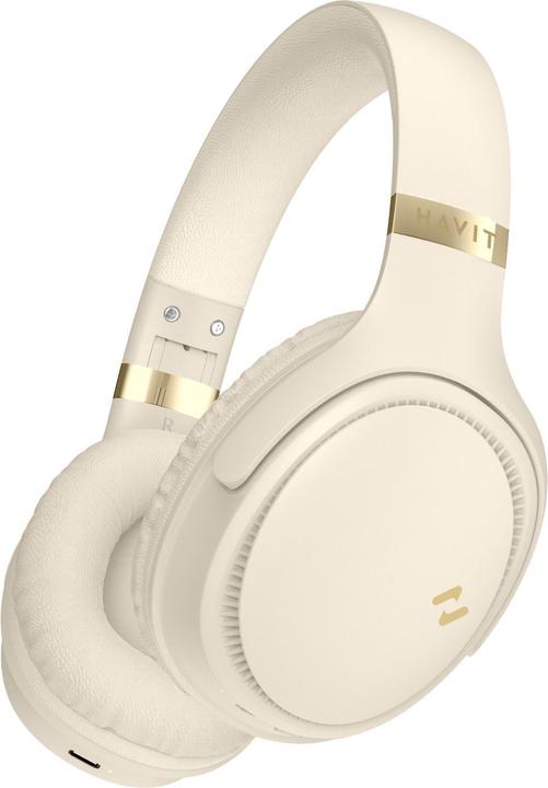 Produktbild Havit H630BT over-ear BT headphones Butter (36 h, Kabellos)
