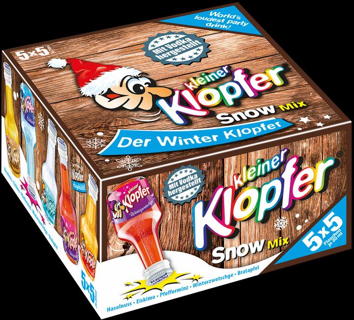 Kleiner Klopfer SNOW Mix Box / (25 x 2 cl)
